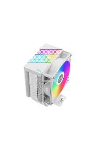 Кулер PCCooler R400 ARGB WH S115X/1200/1700/AM4/AM5 (TDP 180W, 90mm ARGB Fan, 4 тепловые трубки 6мм, 650-2200RPM, 28,3dBa)