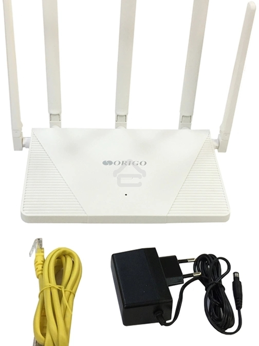 Роутер беспроводной Origo OWR3030AXG (OWR3030AXG/A1A) AX1800 10/100/1000BASE-T белый