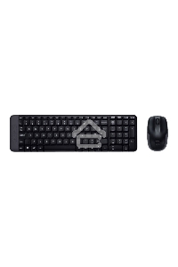 Клавиатура + мышь Logitech MK220 клав:черный мышь:черный USB беспроводная