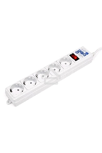 Сетевой фильтр Powercube SPG-B-15 5м (5 розеток) серый (коробка)