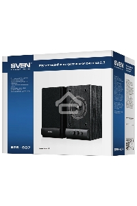 Колонки Sven SPS-607 2.0 черный 6Вт