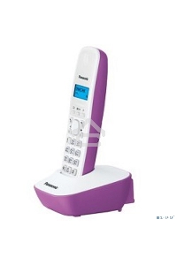 Телефон беспроводной (DECT) Panasonic KX-TG1611RUF (сиреневый) {АОН, Caller ID,12 мелодий звонка,подсветка дисплея,поиск трубки}