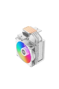 Кулер PCCooler R400 ARGB WH S115X/1200/1700/AM4/AM5 (TDP 180W, 90mm ARGB Fan, 4 тепловые трубки 6мм, 650-2200RPM, 28,3dBa)