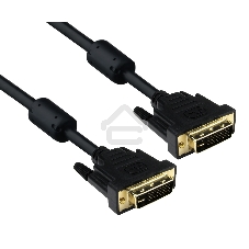 Кабель DVI dual link 1.8м ExeGate, позолоченные контакты