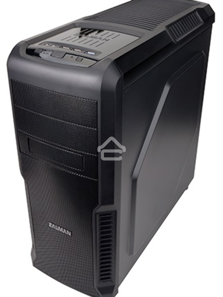 Компьютерный корпус Zalman Z3 черный без БП ATX 1x120mm 2xUSB2.0 1xUSB3.0 audio bott PSU