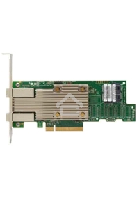 Контроллер LSI SAS 9400-8i8e SGL (05-50031-02), PCIe 3.1 x8 LP, Tri-Mode SAS/SATA/NVMe 12G HBA, 16port(2*int SFF8643+2*ext SFF8644), 3516 IOC