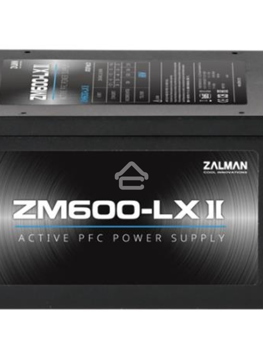 Блок питания Zalman ZM600-LXII RTL, 600Вт, 120мм, черный