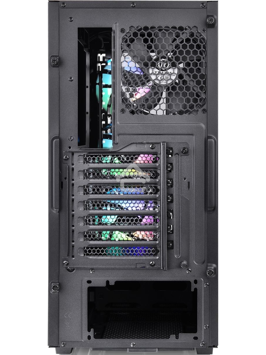 Компьютерный корпус Thermaltake V350 TG ARGB AIR черный без БП ATX 2x120mm 2x140mm 2xUSB2.0 1xUSB3.0 audio bott PSU