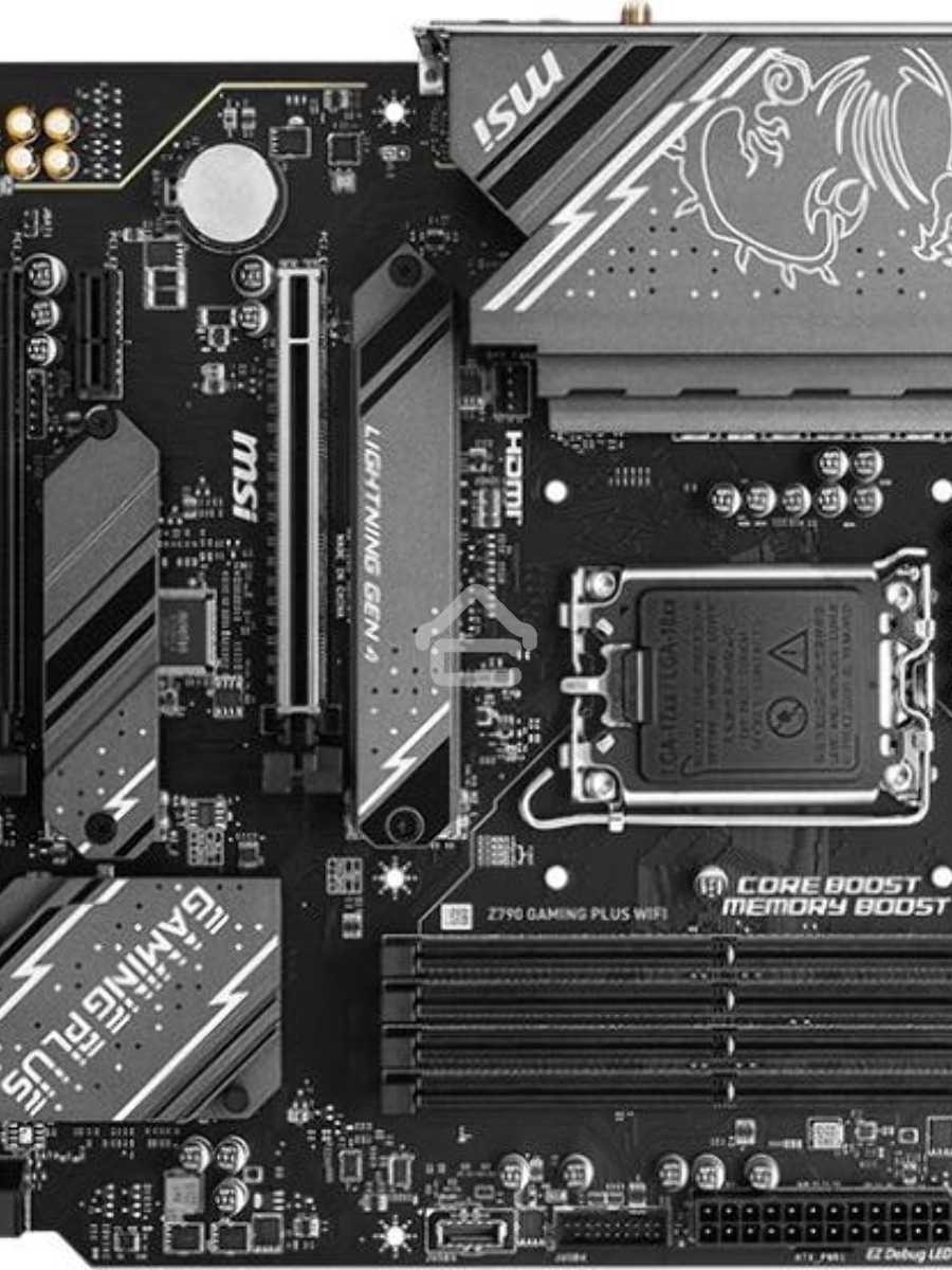 Материнская плата MSI Z790 GAMING PLUS WIFI, LGA 1700, 4xDDR5, 1xPCIe 5.0 x16, 1xPCIe 4.0 x16, 4xM.2, 6xSATA, 1xHDMI, 1xDP, 2.5 Gigabit Ethernet, 7.1 аудио, ATX