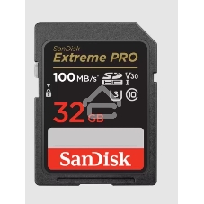 Флеш карта SanDisk Extreme Pro SD UHS I 32Gb Card for 4K Video for DSLR and Mirrorless Cameras 100MB/s Read & 90MB/s Write, Lifetime Warranty