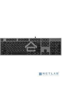Клавиатура A4Tech  KV-300H серый/черный USB slim