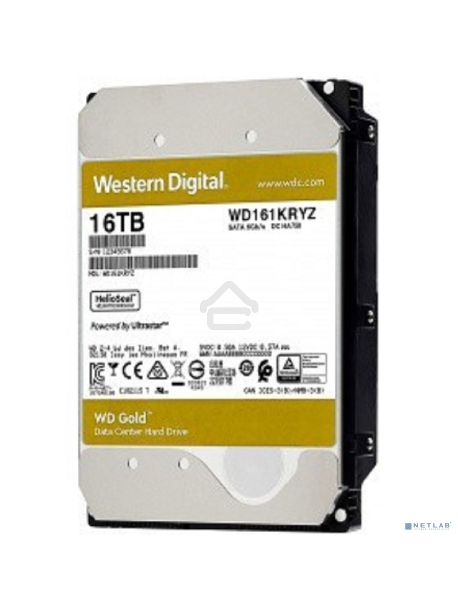 Жесткий диск Western Digital SATA 16TB 7200RPM 6GB/S 512MB GOLD WD161KRYZ