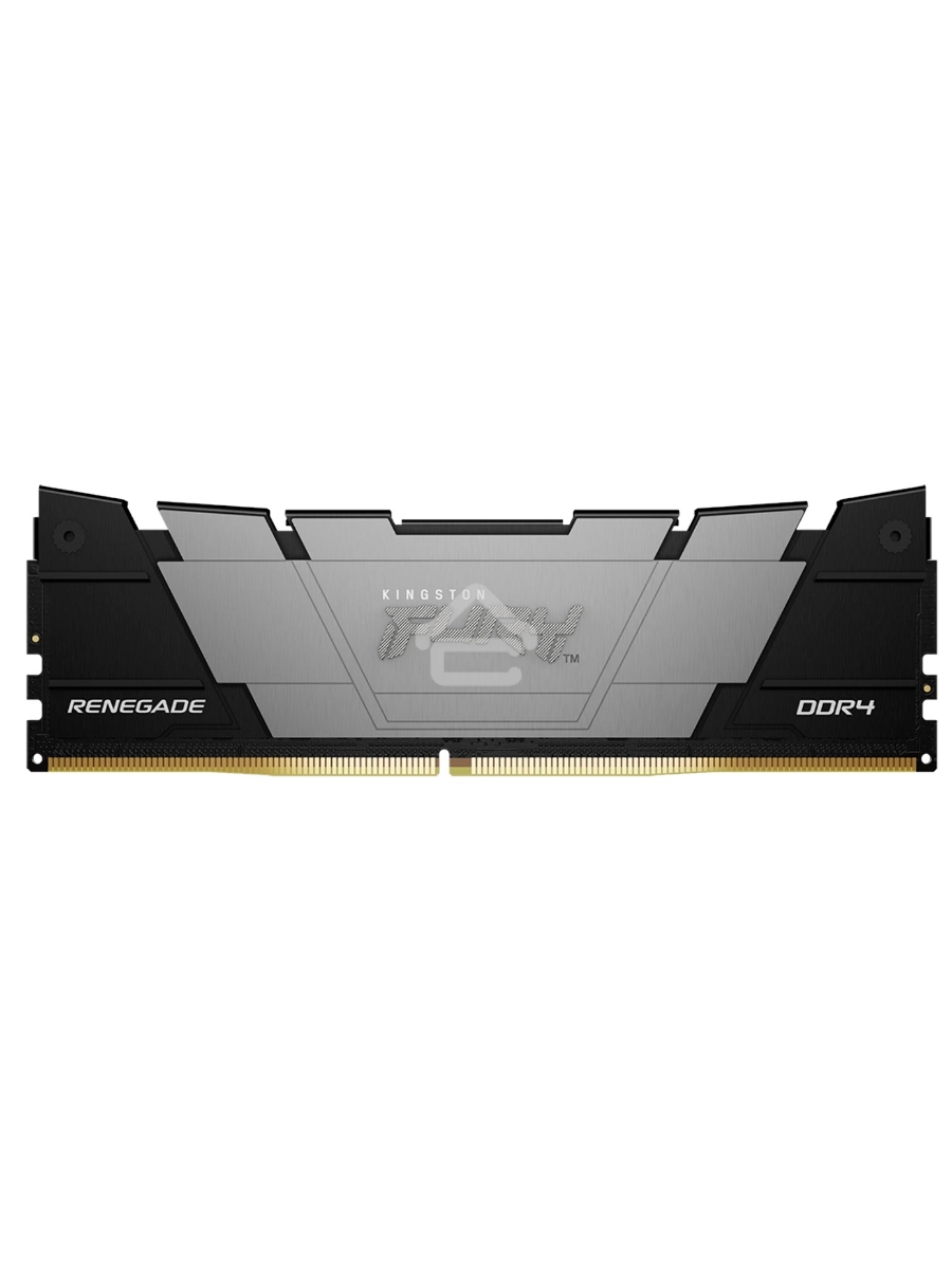 Оперативная память Kingston Fury Renegade, DDR4, 16GB (2x8GB), 3200MHz, CL16, DIMM, с радиатором, серый/черный
