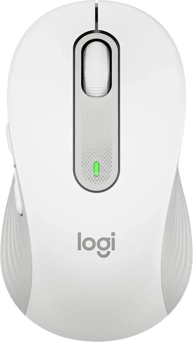 Мышь беспроводная Logitech Signature M650 белый, 4000 dpi, радиоканал, Bluetooth, USB, кнопки - 5