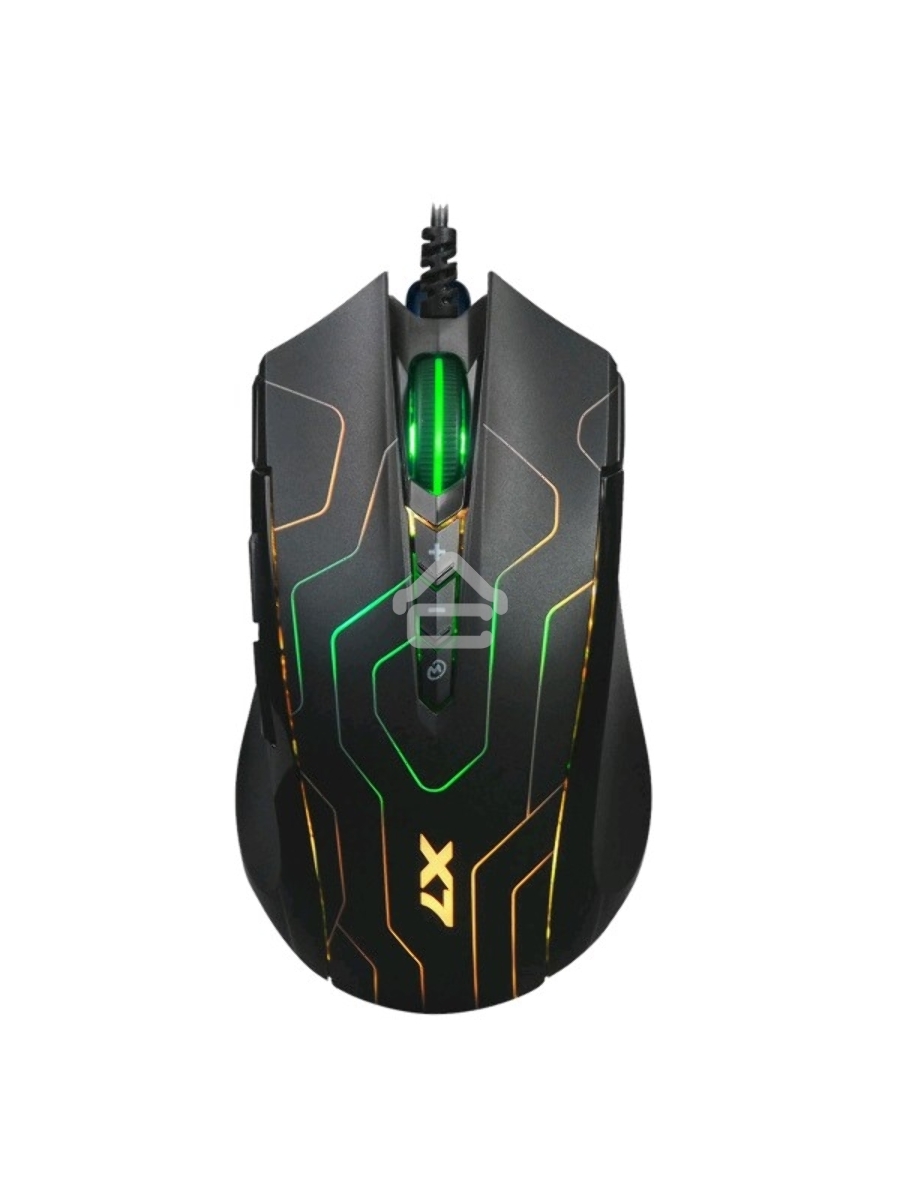 Мышь проводная A4Tech X89 черный, 2400 dpi, USB, кнопки - 8