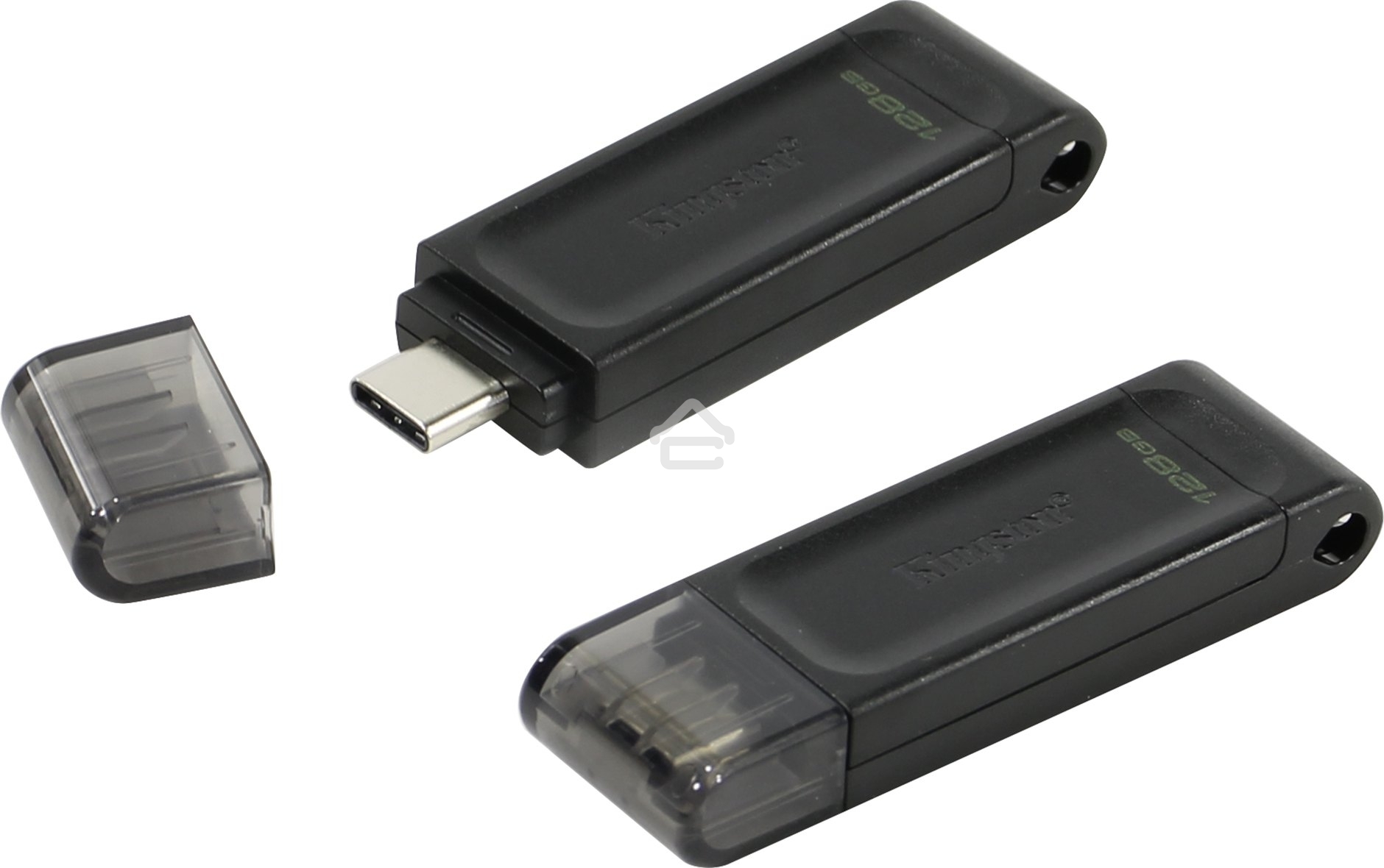 Флешка USB Kingston 128Gb DataTraveler DT70 <DT70/128Gb>, USB-C 3.2 Gen 1