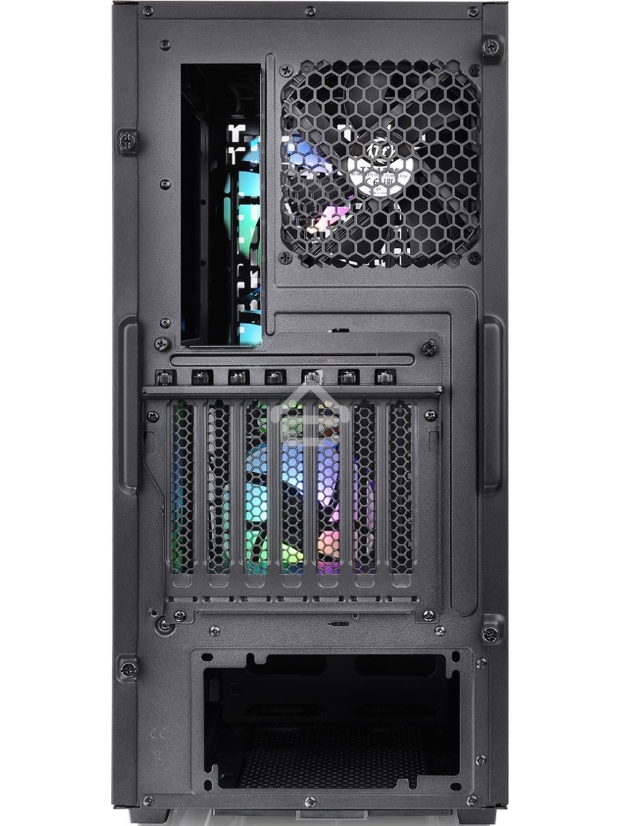 Компьютерный корпус Thermaltake V350 TG ARGB AIR черный без БП ATX 2x120mm 2x140mm 2xUSB2.0 1xUSB3.0 audio bott PSU