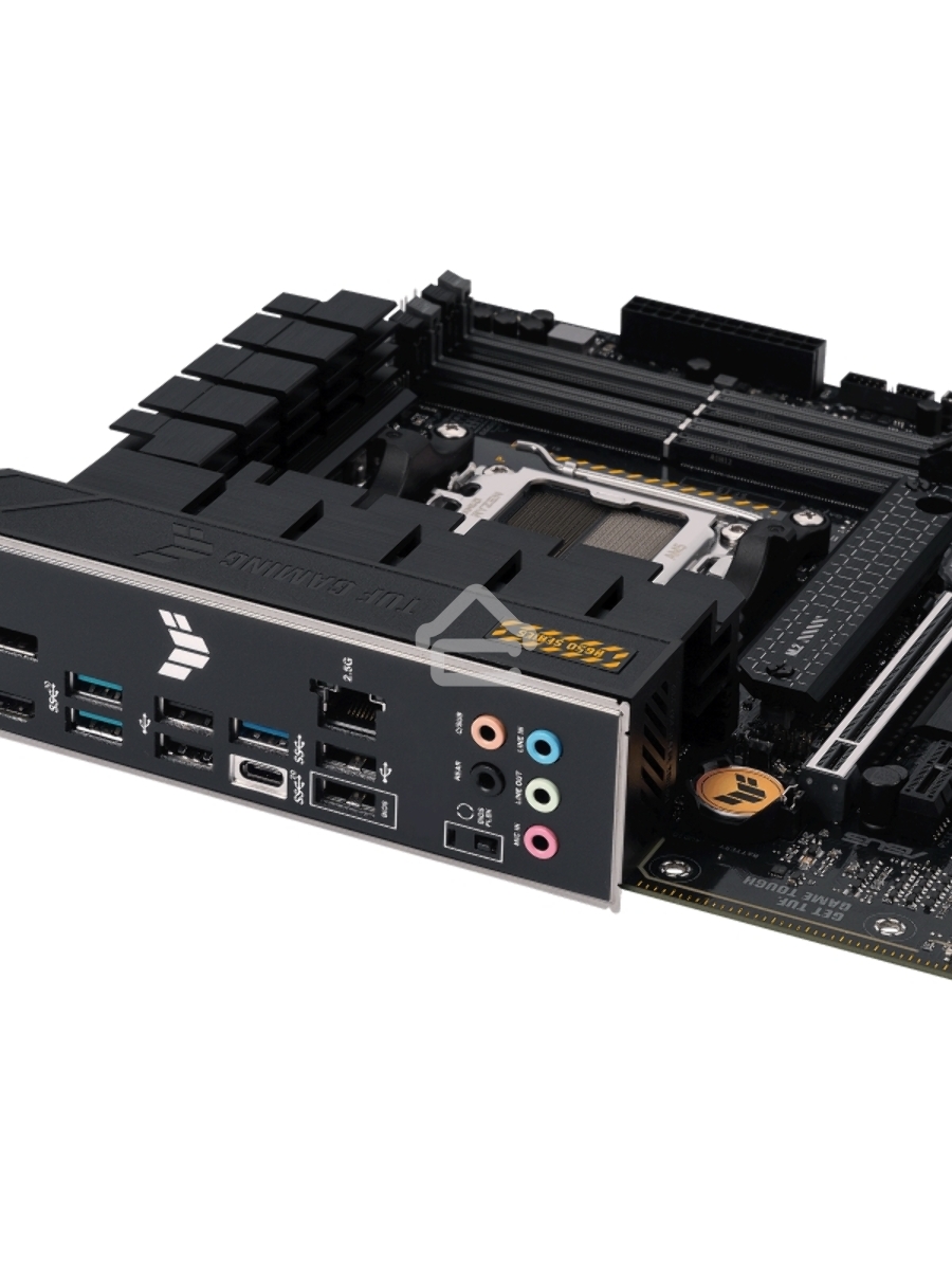 Материнская плата ASUS TUF GAMING B650M-PLUS, AM5, AMD B650, 4xDDR5, 4xSATA, 2xM.2, 1xPCIe 4.0 x16, 1xPCIe 4.0 x4, 1xDP, 1xHDMI, 1x 2.5Gb LAN, 4xUSB-A 3.2 Gen 2, 1xUSB-A 3.2 Gen 1, 1xUSB-C 3.2 Gen 2x2, 5x3.5 мм, 7.1, mATX