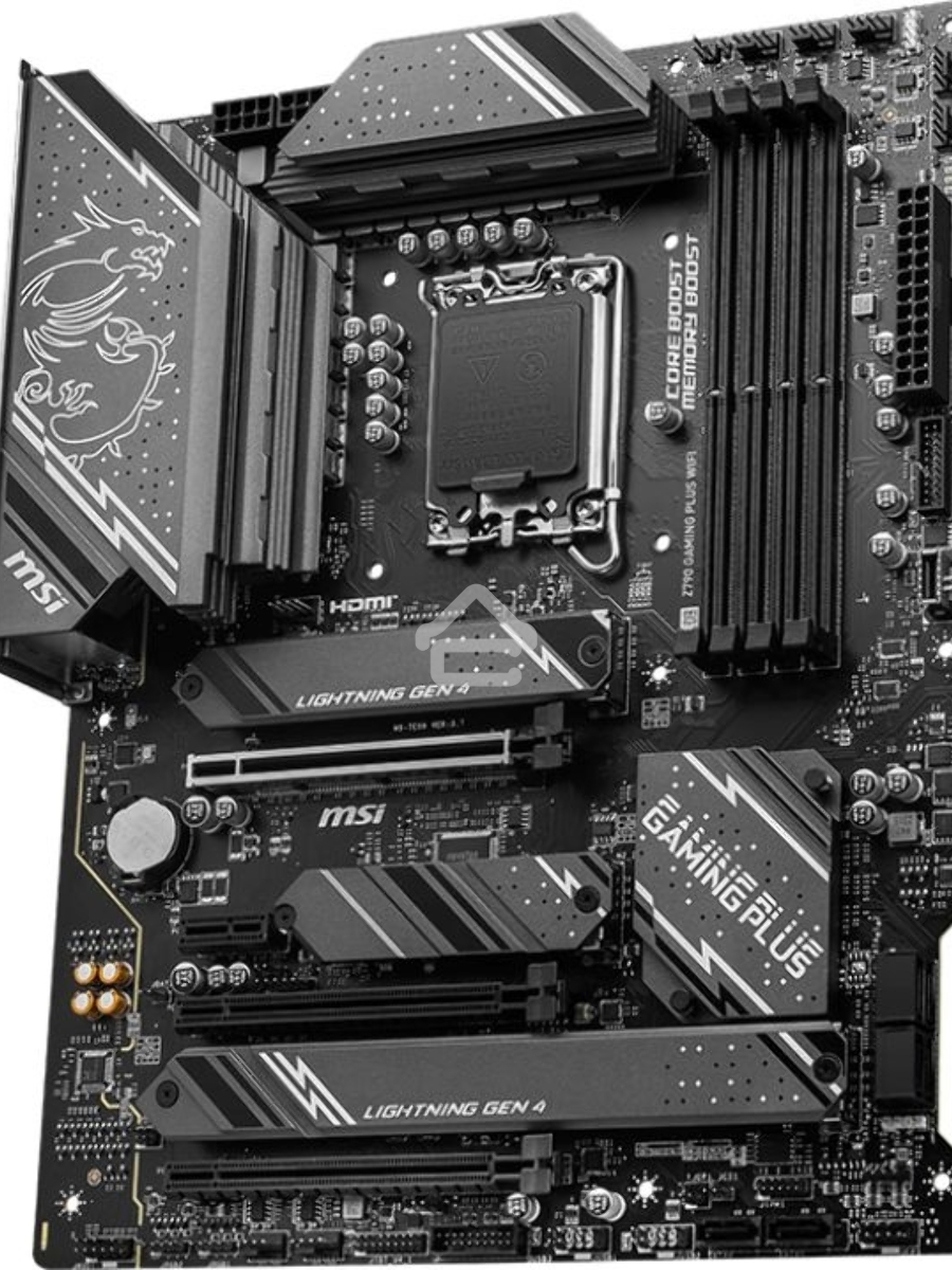 Материнская плата MSI Z790 GAMING PLUS WIFI, LGA 1700, 4xDDR5, 1xPCIe 5.0 x16, 1xPCIe 4.0 x16, 4xM.2, 6xSATA, 1xHDMI, 1xDP, 2.5 Gigabit Ethernet, 7.1 аудио, ATX