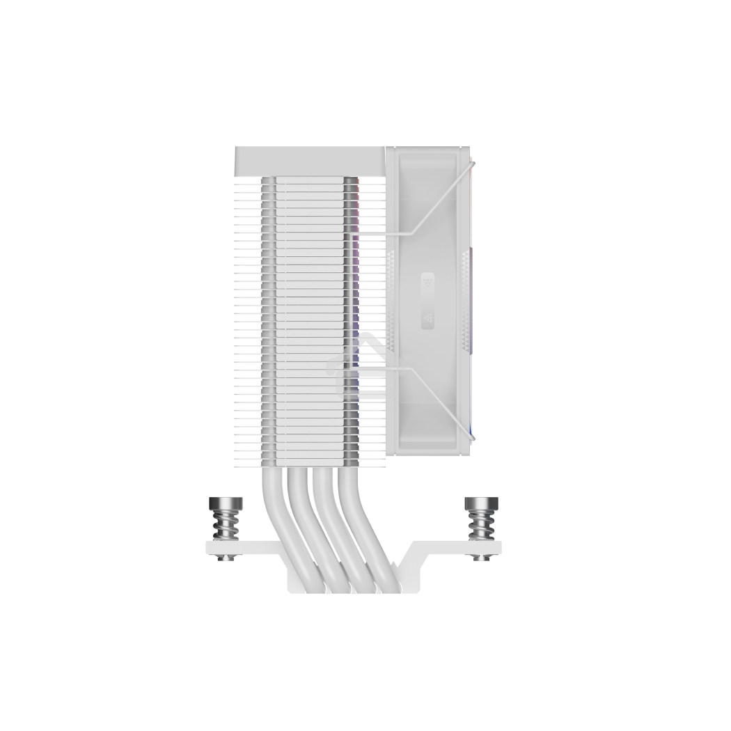 Кулер PCCooler R400 ARGB белый 92мм алюминий+медь 2200rpm 30db 4-pin 180W 133мм