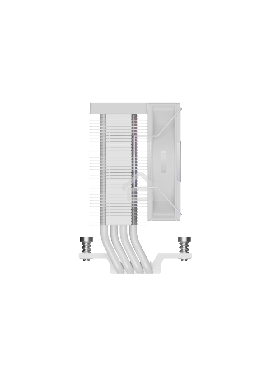 Кулер PCCooler R400 ARGB белый 92мм алюминий+медь 2200rpm 30db 4-pin 180W 133мм
