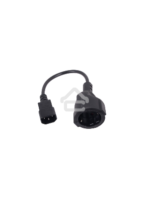 Кабель-переходник UPS->розетка VCOM (IE-320 C14 to Socket Type-F) 3Gx0,75mm VDE <CE002>