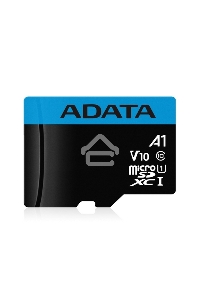 Флеш карта Micro SecureDigital 128Gb ADATA AUSDX128GUICL10A1-RA1 {MicroSDXC Class 10 UHS-I, SD adapter}