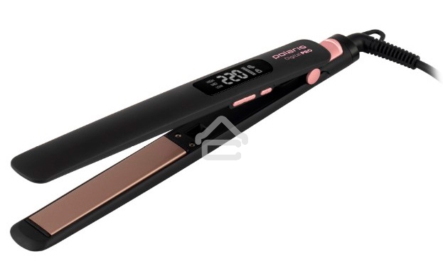 Щипцы Polaris PHS 5012KT UltraSlim Digital Pro 50Вт макс.темп.:220С покрытие:керамическое розовое золото/черный