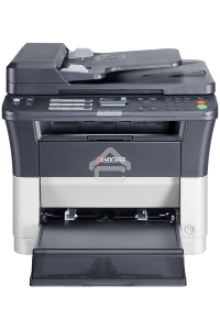 МФУ лазерный Kyocera Ecosys FS-1025MFP (1102M63RU0/1102M63RUV/1102M63RU2/1102M63NX2/1102M63DZ2), A4, ч/б, печ. до 25 стр/мин., скан. до 18 стр/мин. (ч/б) 6 стр/мин. (цвет), 600 x 1800 dpi (печать) 600x600dpi (скан), USB, RJ-45