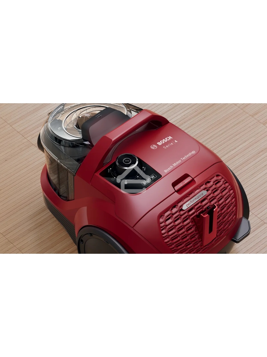 Пылесос Bosch BGS21WX200 красный, 2000 Вт, уборка сухая, пылесборник контейнер, 2 л