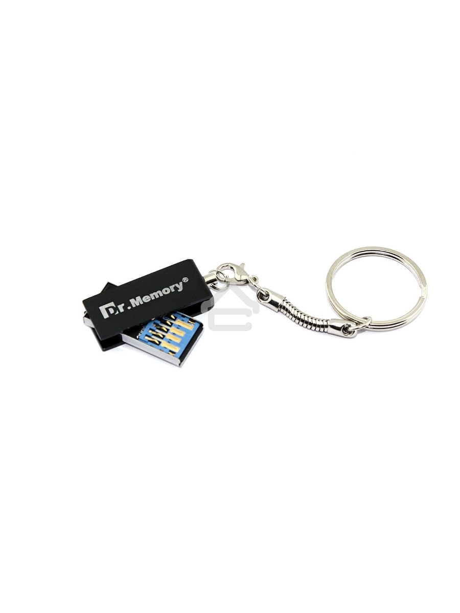 Флеш диск USB Dr. Memory 005 64Гб, USB 3.0, серебристый