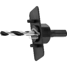 Переходник Зубр 29558_z01державка ЭКСПЕРТ с центрир.сверлом для коронок по дереву 32-127мм