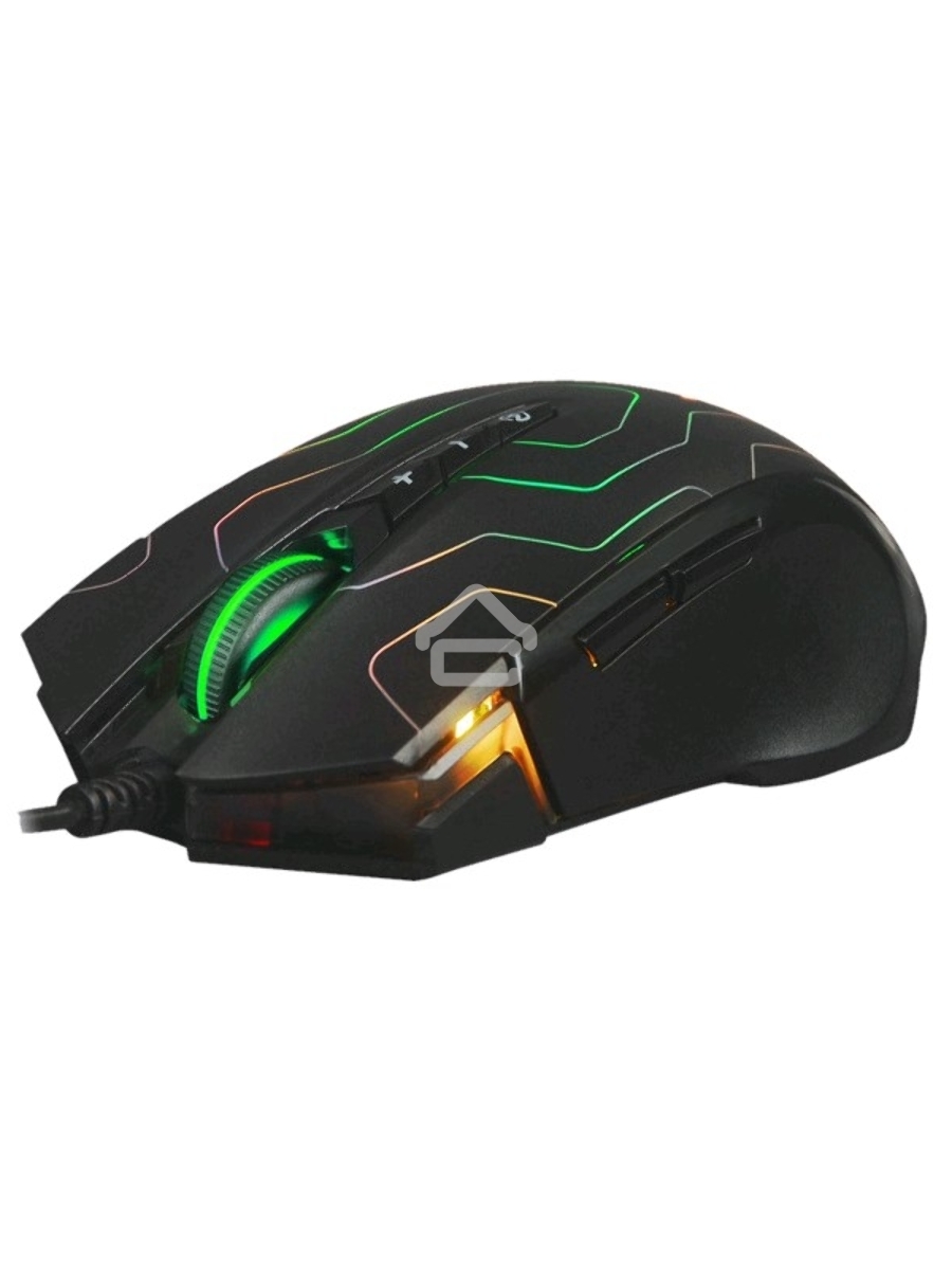 Мышь проводная A4Tech X89 черный, 2400 dpi, USB, кнопки - 8