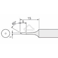 Жало для паяльника Goot PX-60RT-1CR