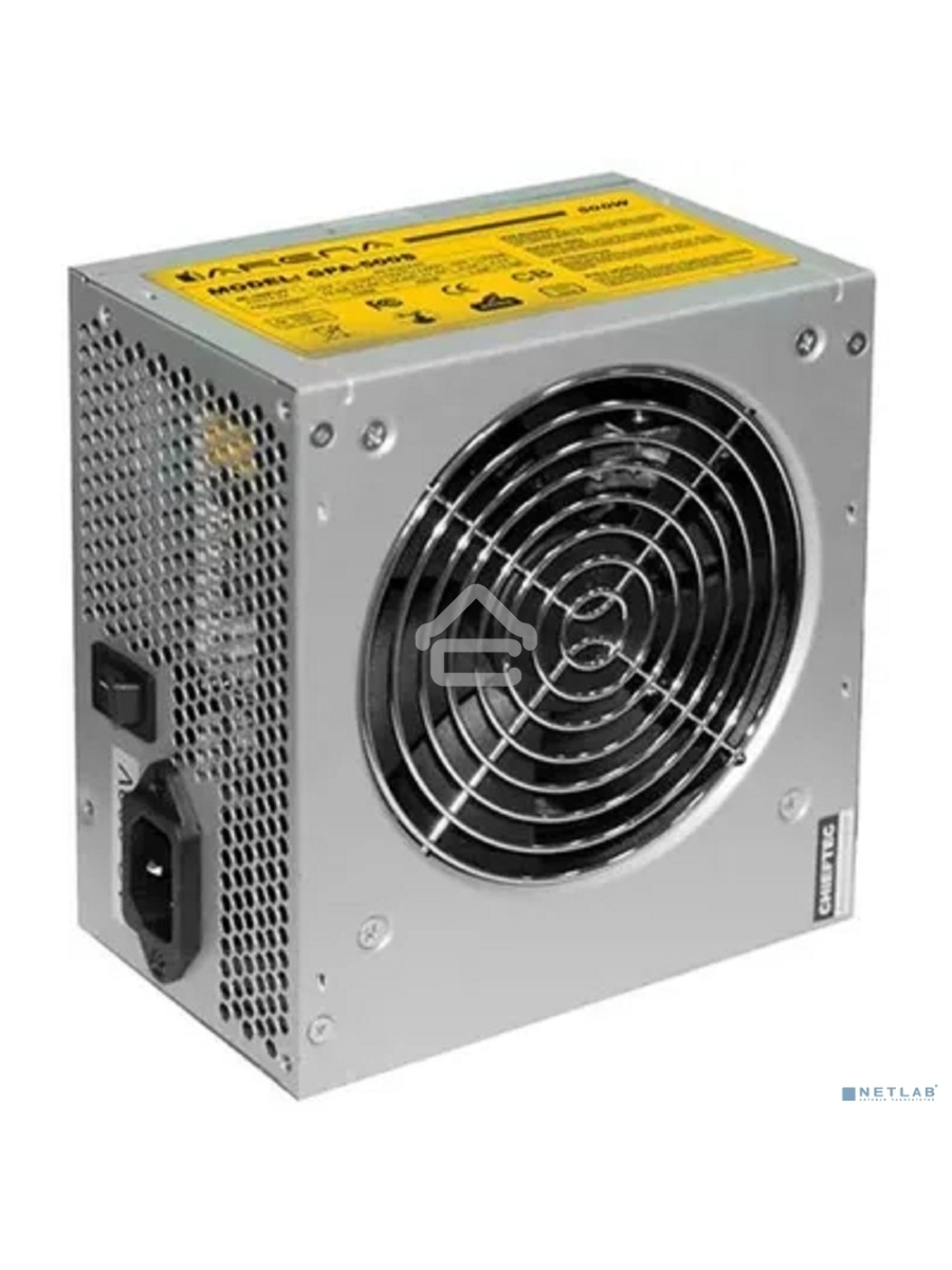 Блок питания Chieftec GPA-600S, 600Вт, 120мм, серый