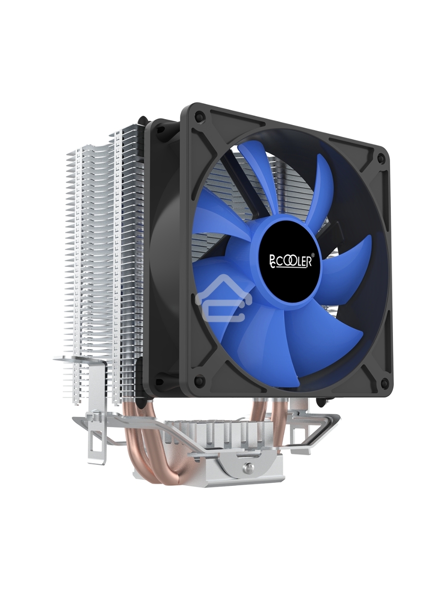 Кулер PCCooler S93 V2  S775/115X/AM2/AM3/AM4/FM1/FM2 (40 шт/кор, TDP 102W, вент-р 90мм, 2 тепловые трубки 6мм, 2200RPM, 22dBa)