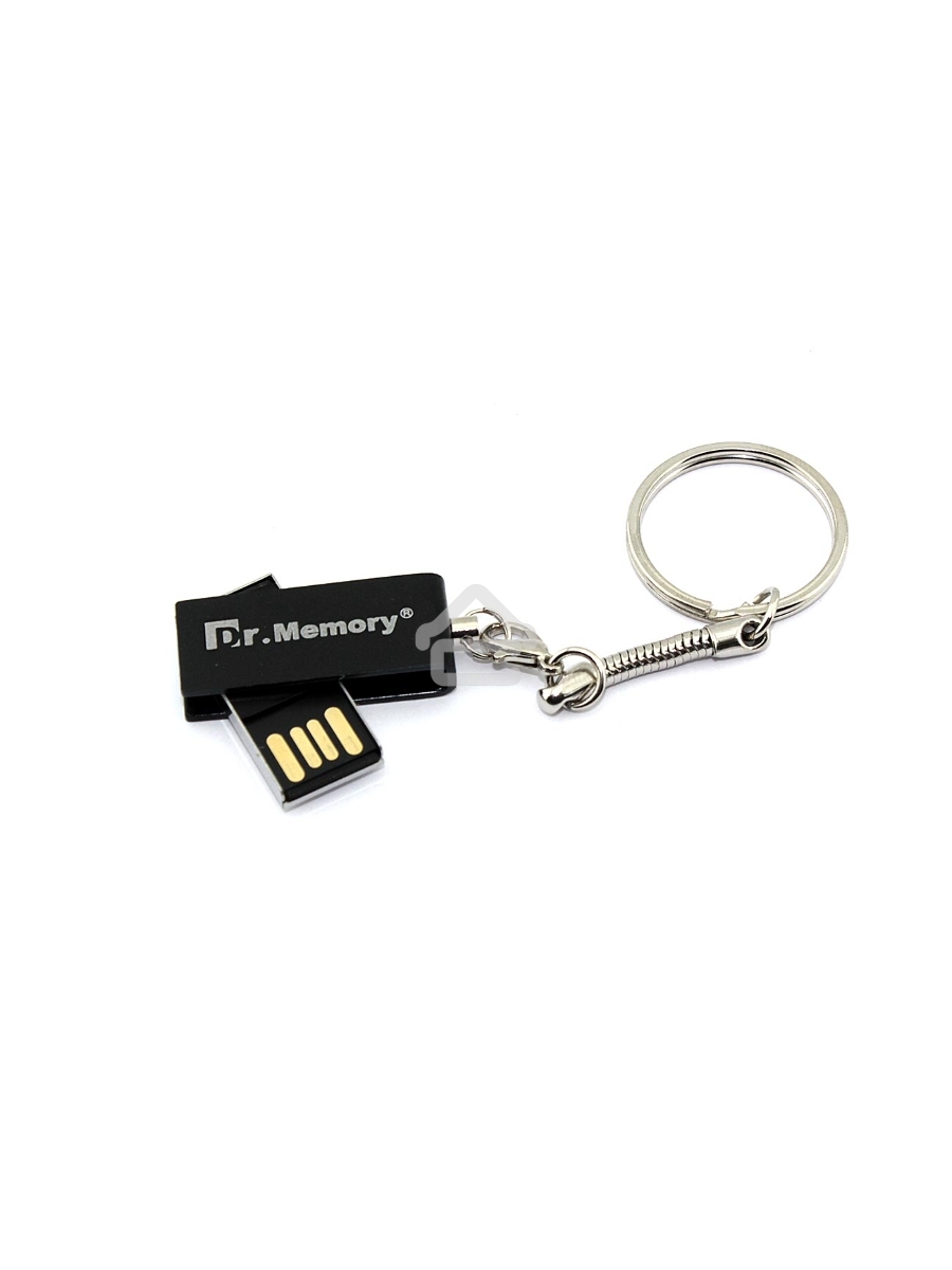 Флеш диск USB Dr. Memory 005 4Гб, USB 2.0, серебристый