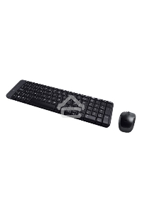 Клавиатура + мышь Logitech MK220 клав:черный мышь:черный USB беспроводная
