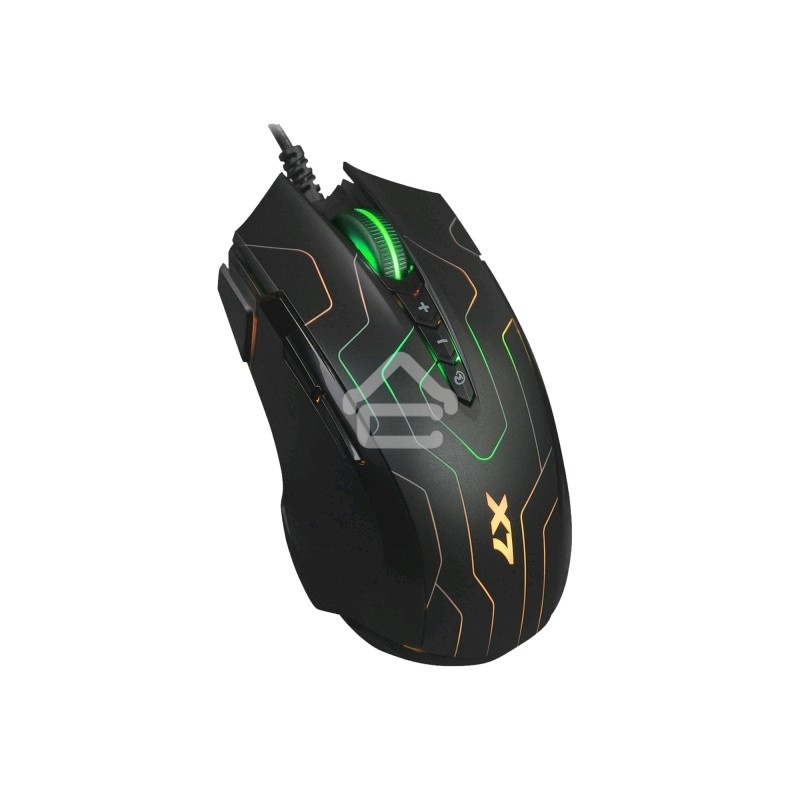 Мышь проводная A4Tech X89 черный, 2400 dpi, USB, кнопки - 8
