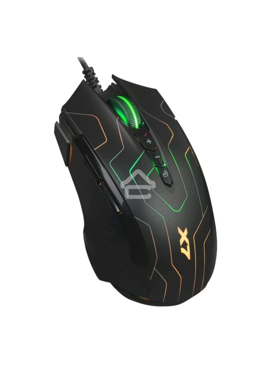 Мышь проводная A4Tech X89 черный, 2400 dpi, USB, кнопки - 8
