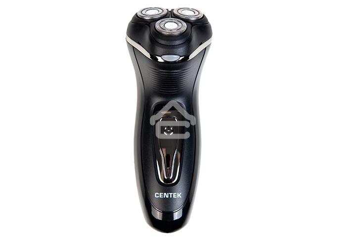 Электробритва Centek CT-2166 (хром/черный) ротор, АККУМУЛЯТОР + РАБОТА ОТ СЕТИ,триммер