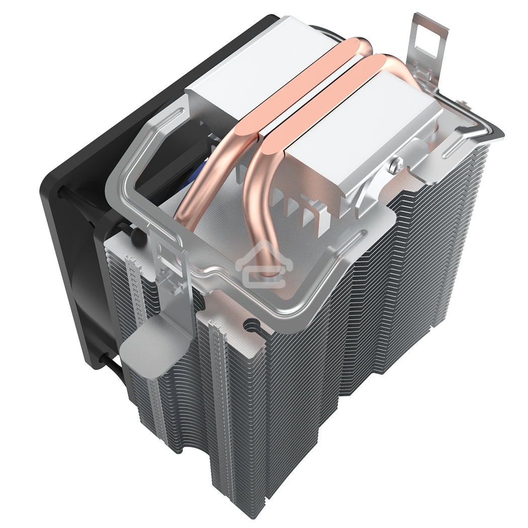 Кулер PCCooler S93 V2 S775/115X/AM2/AM3/AM4/FM1/FM2 (40 шт/кор, TDP 102W, вент-р 90мм, 2 тепловые трубки 6мм, 2200RPM, 22dBa)