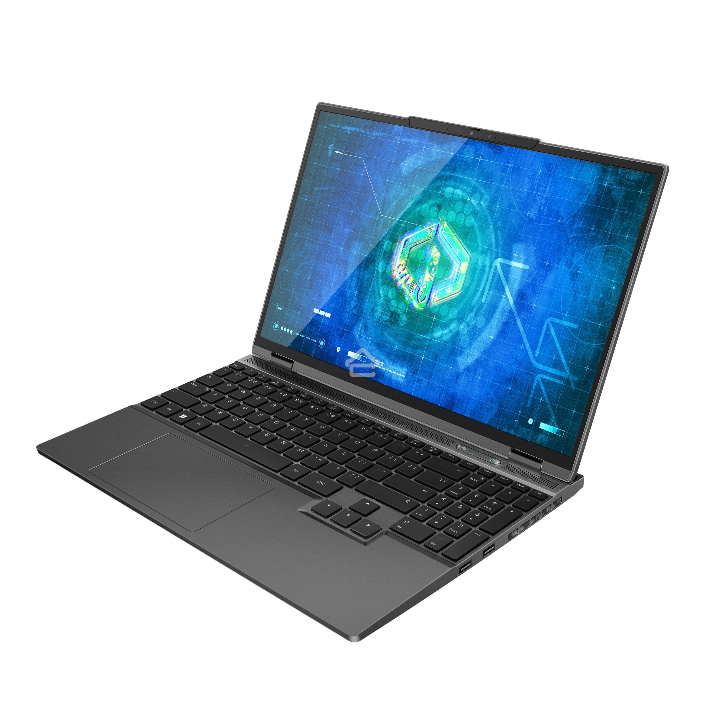 Ноутбук MAIBENBEN X-Treme Typhoon X15B Ryzen 7 8845HS 16Gb SSD 1Tb NVIDIA RTX 4060 8Gb 15,3 WQXGA IPS Cam 60.1Вт*ч Linux Серый X15B-R78846GQSLBRE0