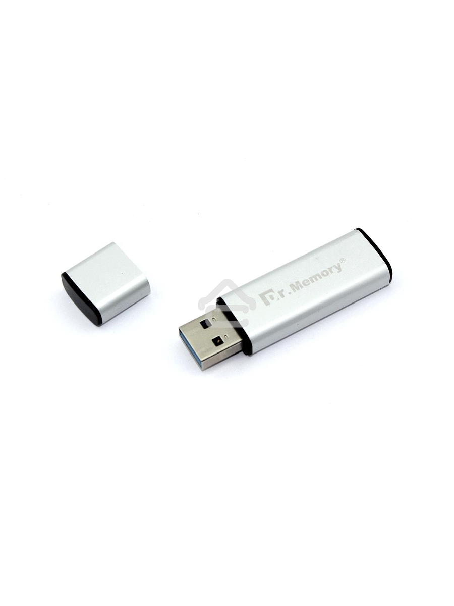 Флеш диск USB Dr. Memory 009 4Гб, USB 3.0, серебристый