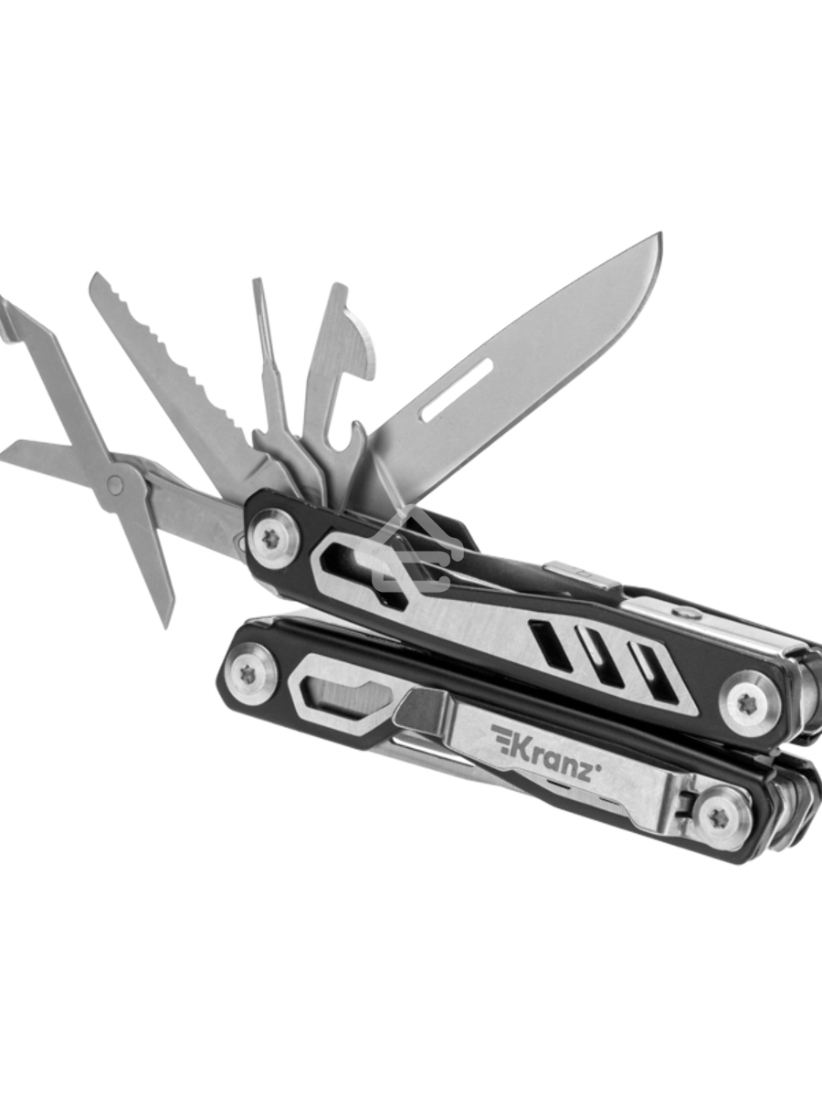 Мультитул KRANZ KR-12-4947-2 14 в 1, 155мм