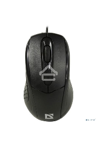 Мышь проводная Defender Standard MB-580 черный, 1000 dpi, USB, кнопки - 3