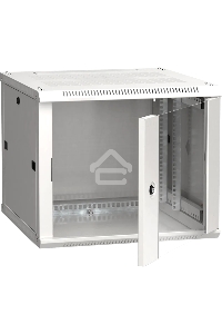 Шкаф ITK LINEA W 9U 600x600 мм дверь стекло, RAL7035