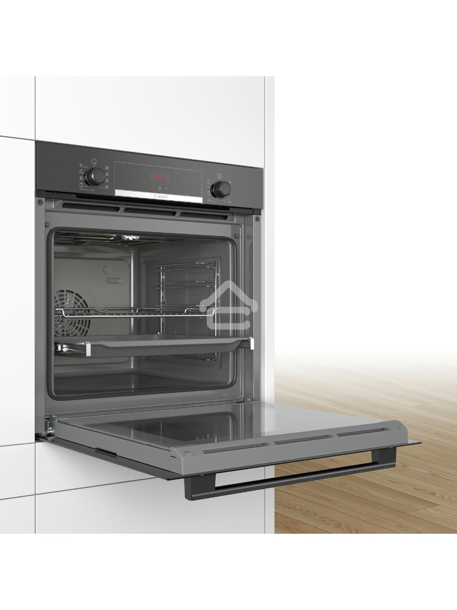 Духовой шкаф электрический Bosch HBA534EB0 черный, встраиваемый