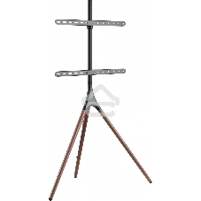 Подставка для телевизора Cactus CS-ST1246BKWN черный/орех 45