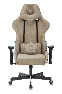 Кресло игровое Бюрократ VIKING KNIGHT LT21 FABRIC песочный крестовина металл/пластик
